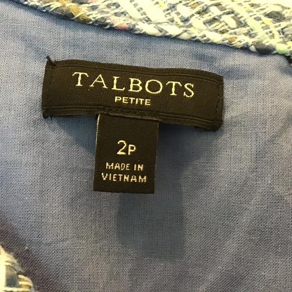 Talbots Adorable Tweed Pastel Dress - Picture 3 of 10